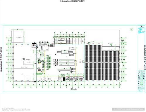 食品厂布局图设计图 施工图纸