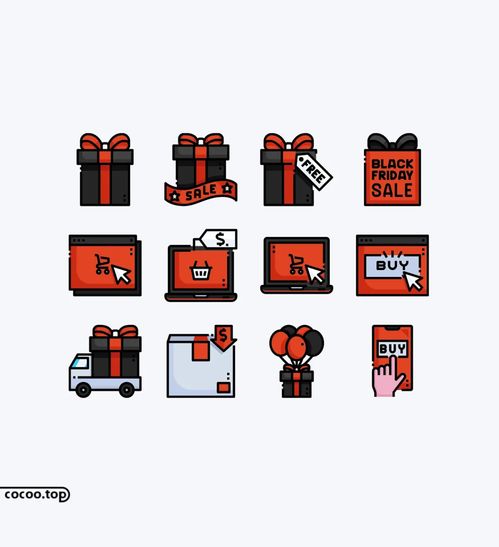 电商图标设计风格
