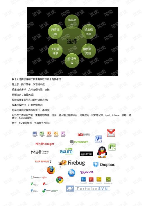 分享互联网产品经理教程必备软件及工作平台